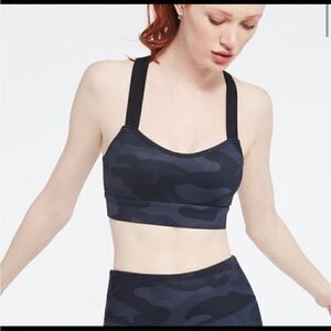 Lilybod black camo sports bra